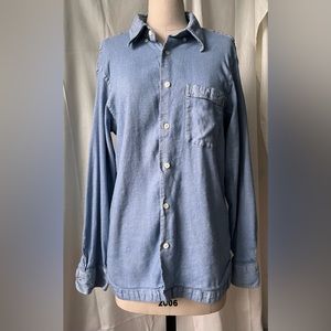 Alex Cannon Blue Button-down Shirt